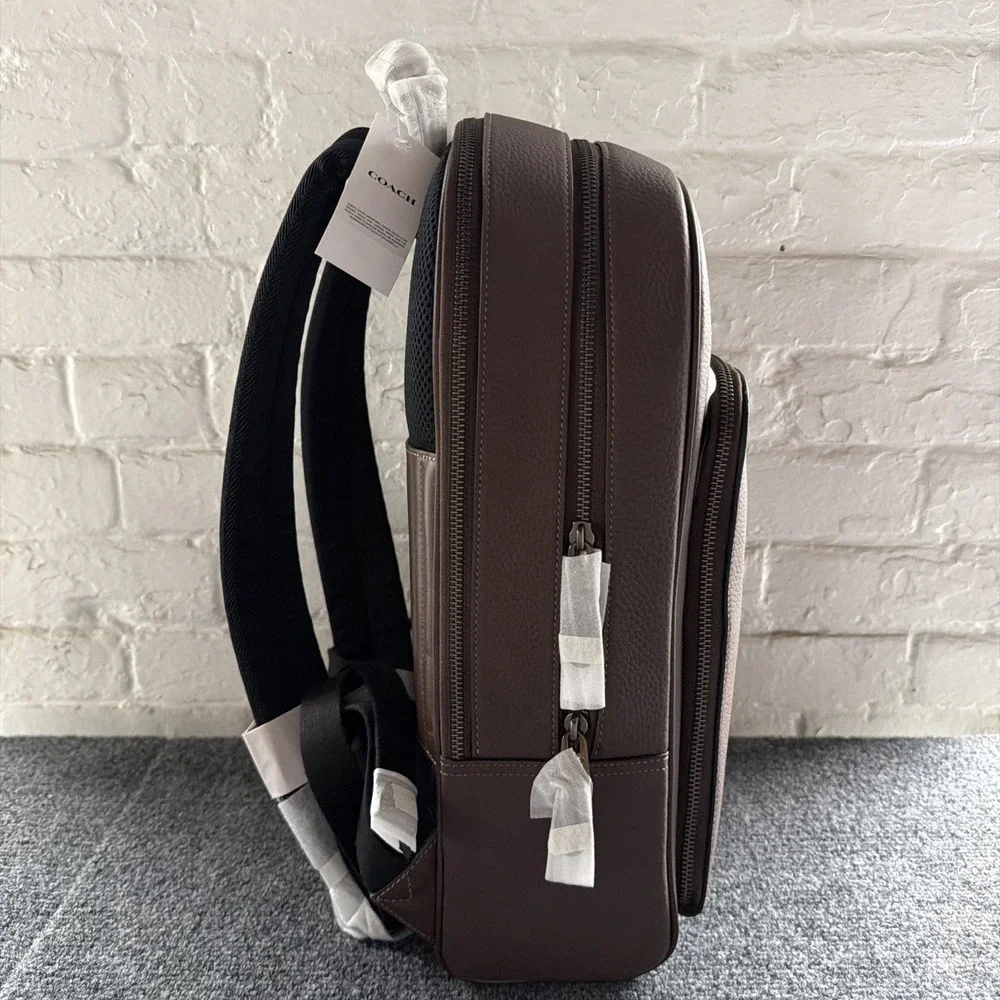 Coach Gotham Backpack  Pebble Leather Color Maple Style CR760 BRAND NEW W TAGS
